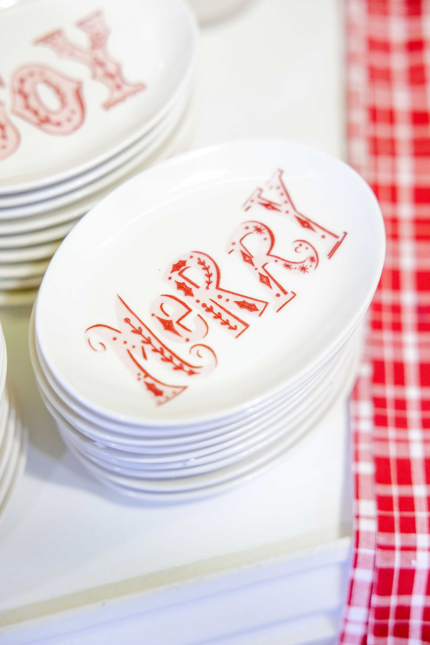 Holiday Stoneware Plate