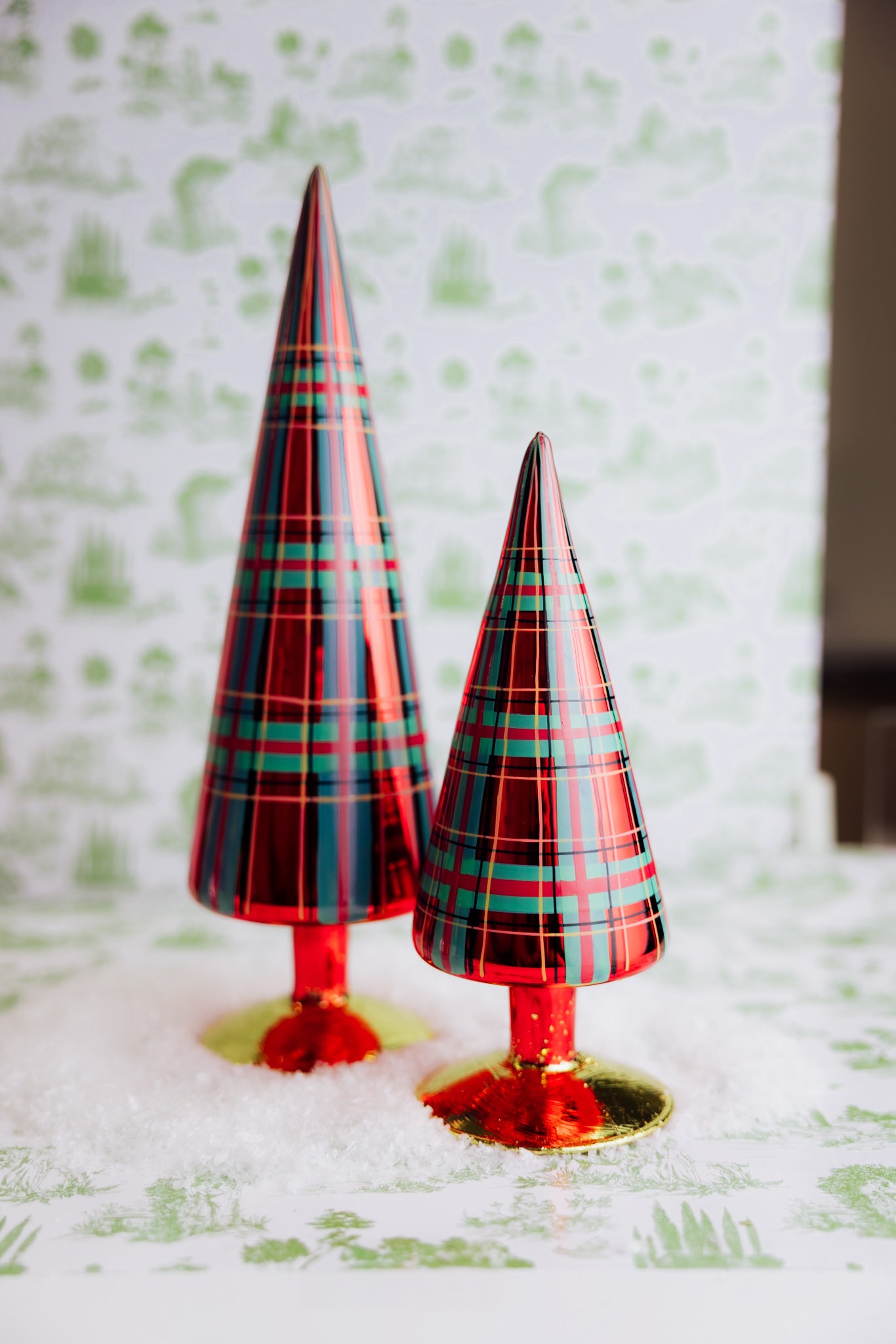 Plaid Patterned Trees