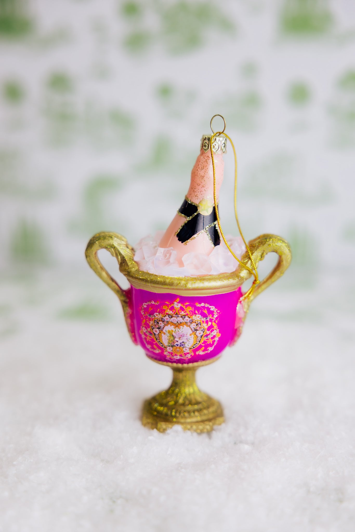 French Wine Bucket Ornament