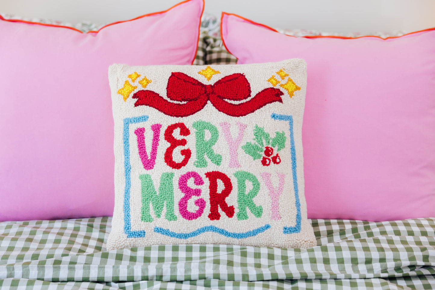 Very Merry Hook Pillow