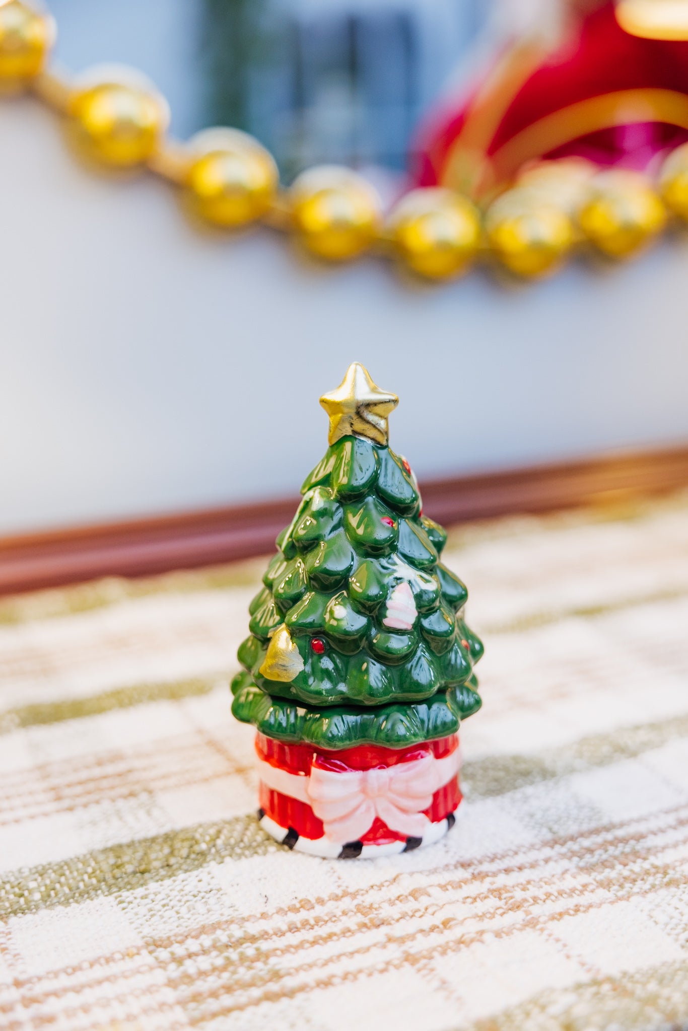 Ceramic Tree Salt and Pepper Shaker