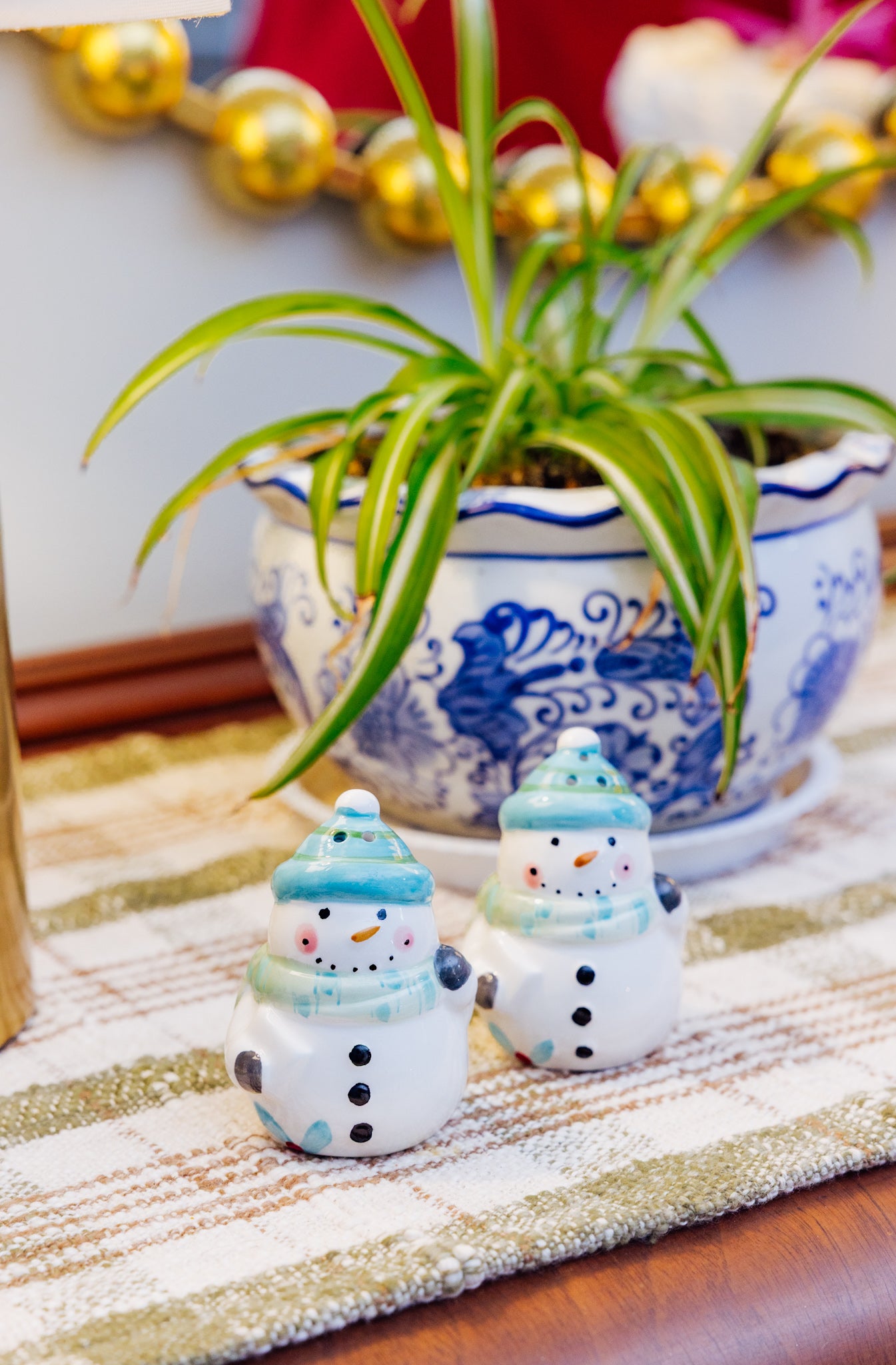 Snowman Salt & Pepper Shaker Set