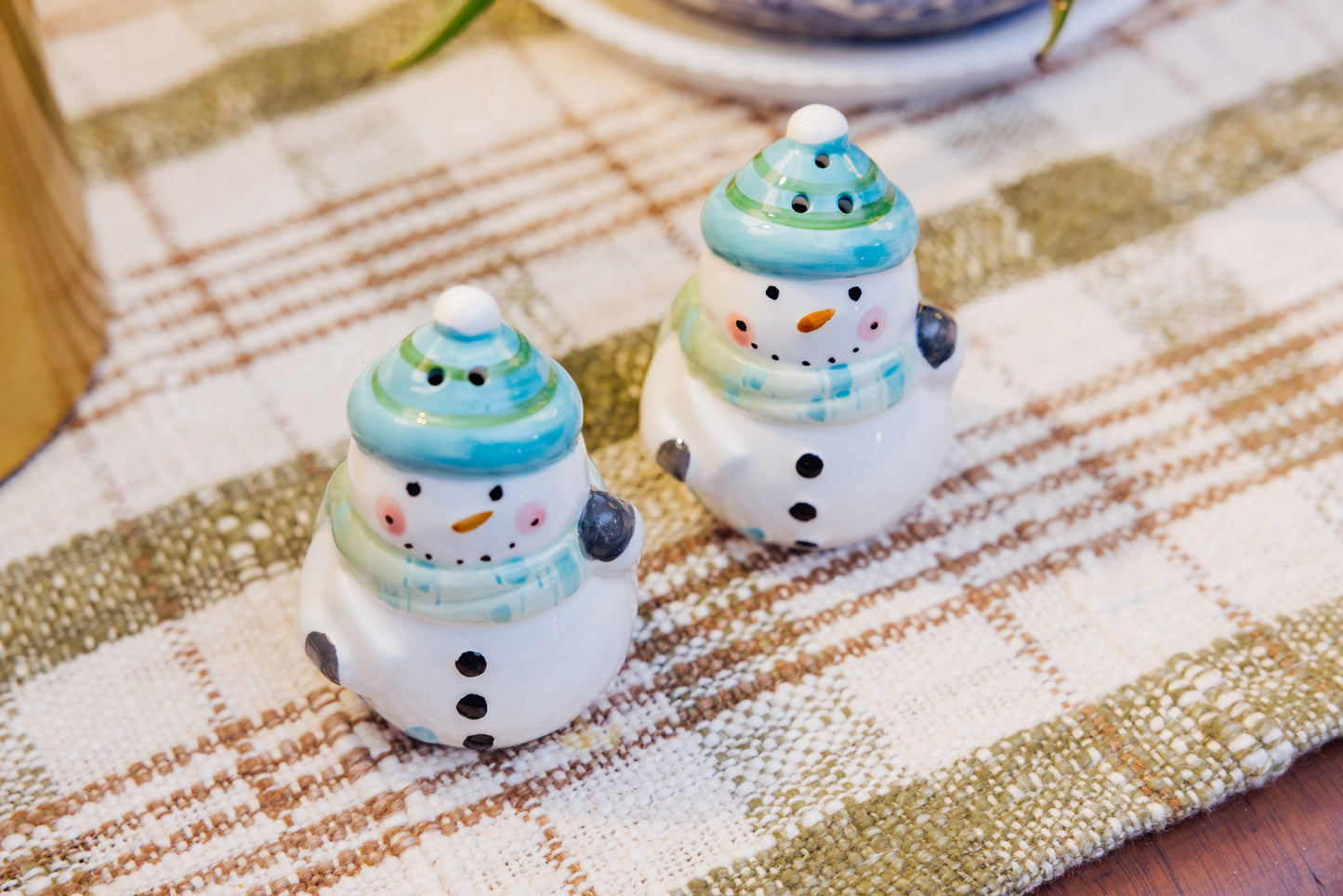 Snowman Salt & Pepper Shaker Set