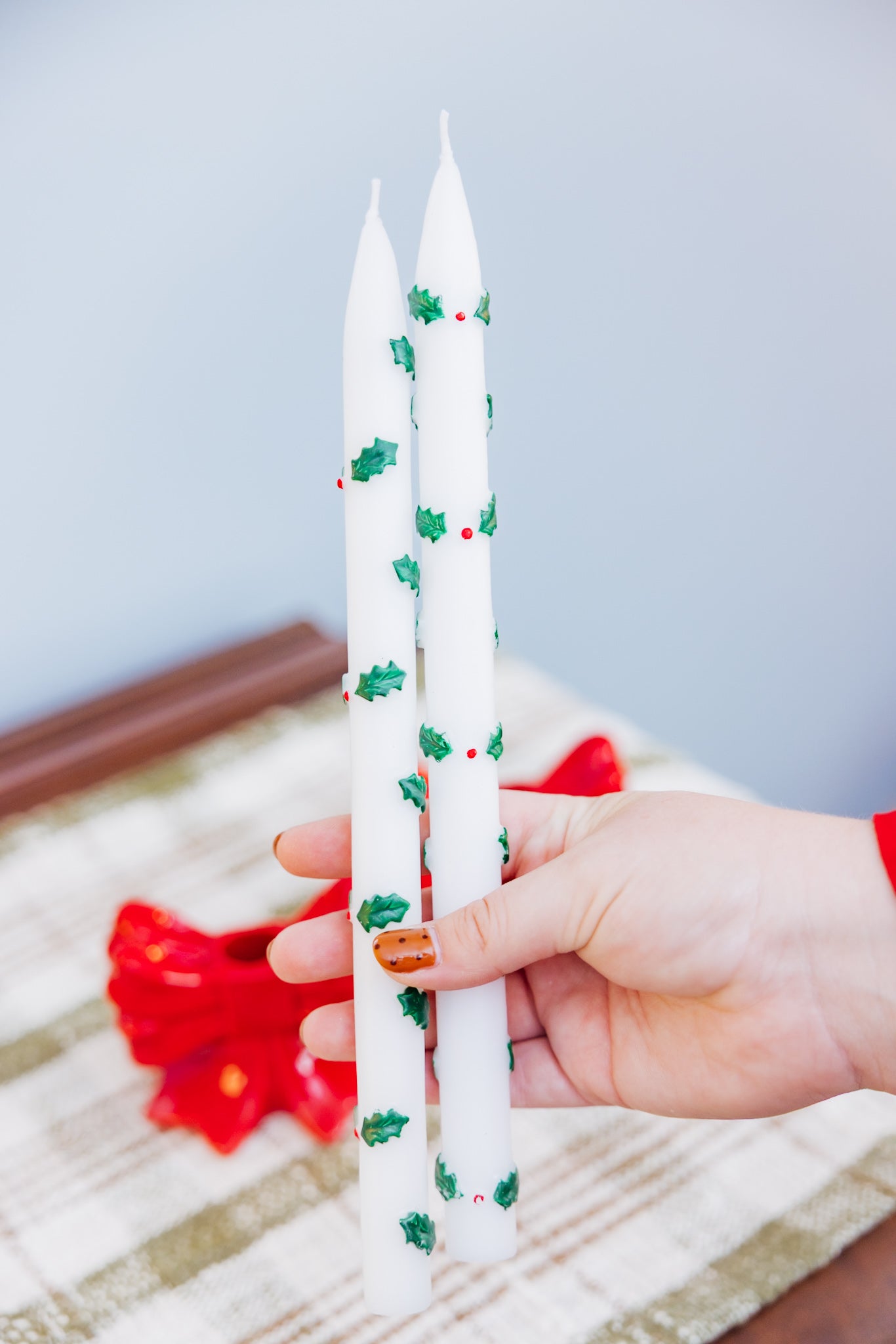 Holly Berries Candle Set