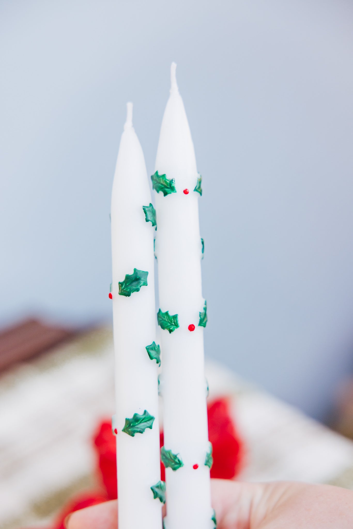 Holly Berries Candle Set