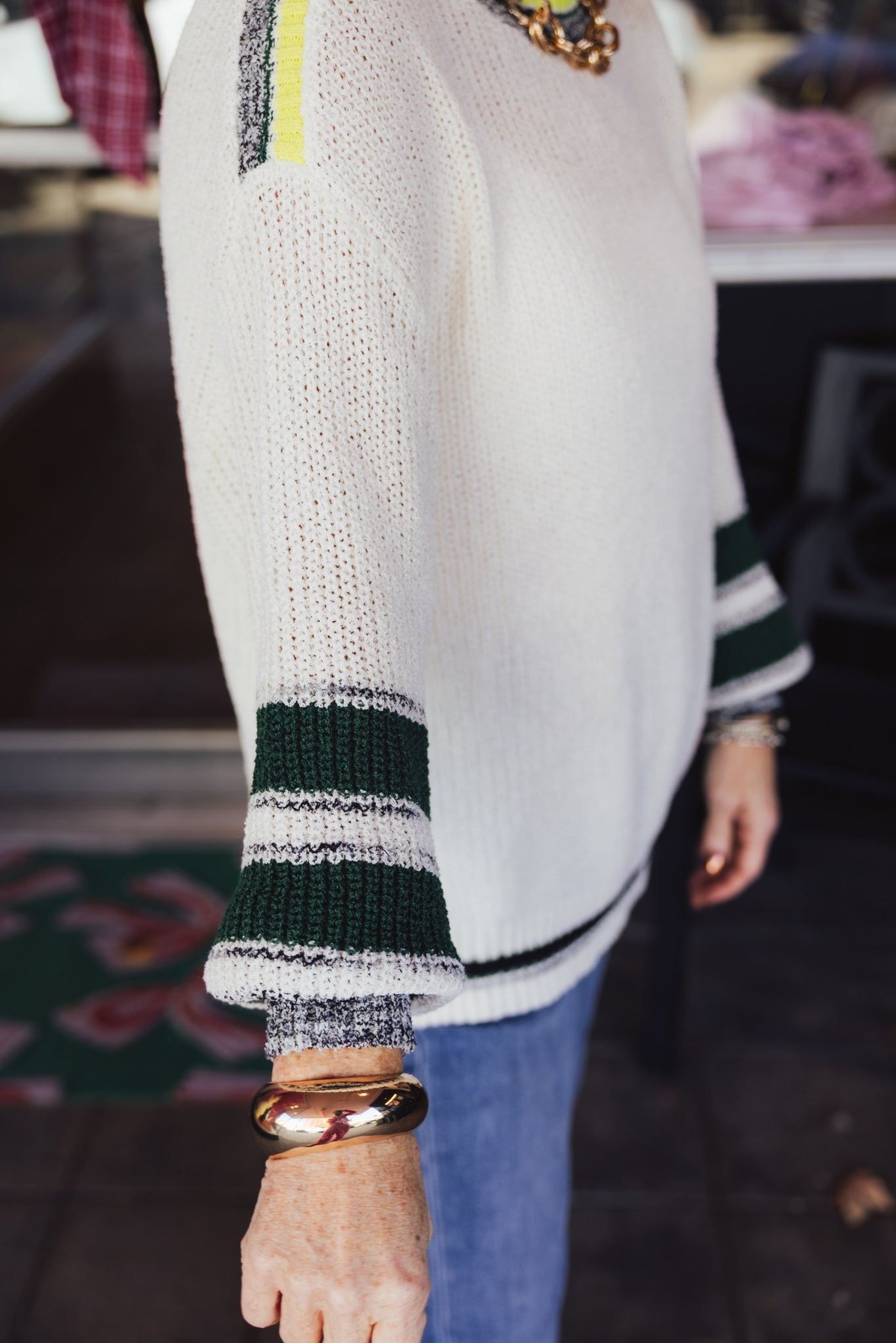Cream Knitted Sweater