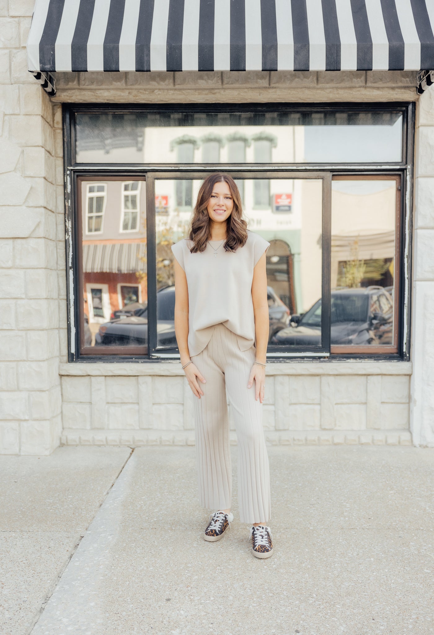 Champagne Sweater Pant Set