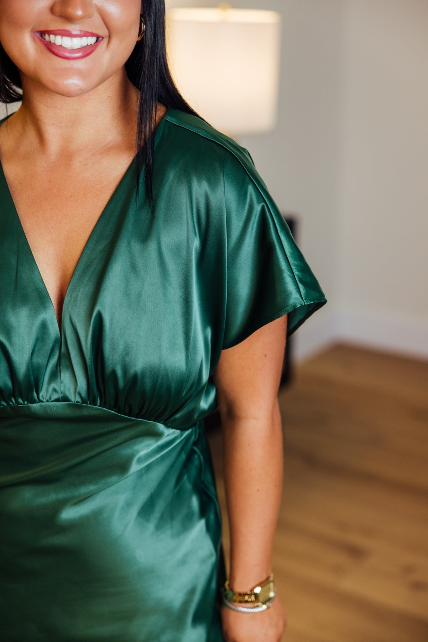 Gisele Satin Mini Dress