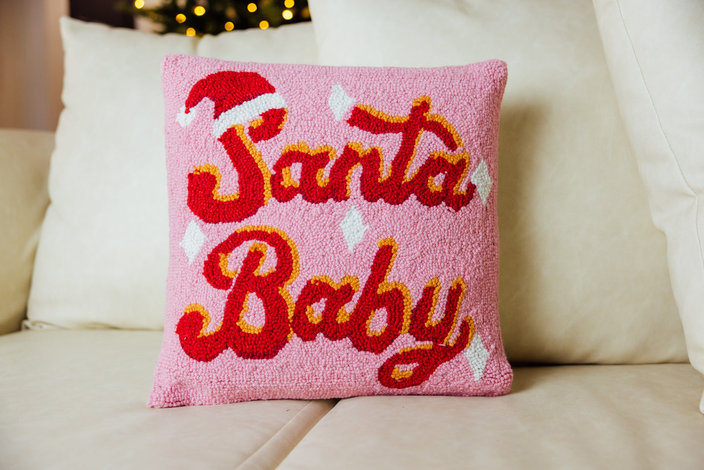 Santa Baby Hook Pillow