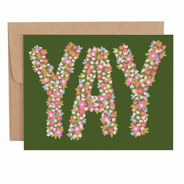 Yay Daisies Greeting Card