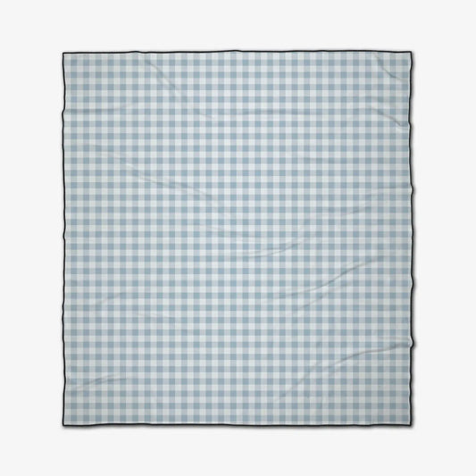 Blue Gingham Beach Blanket