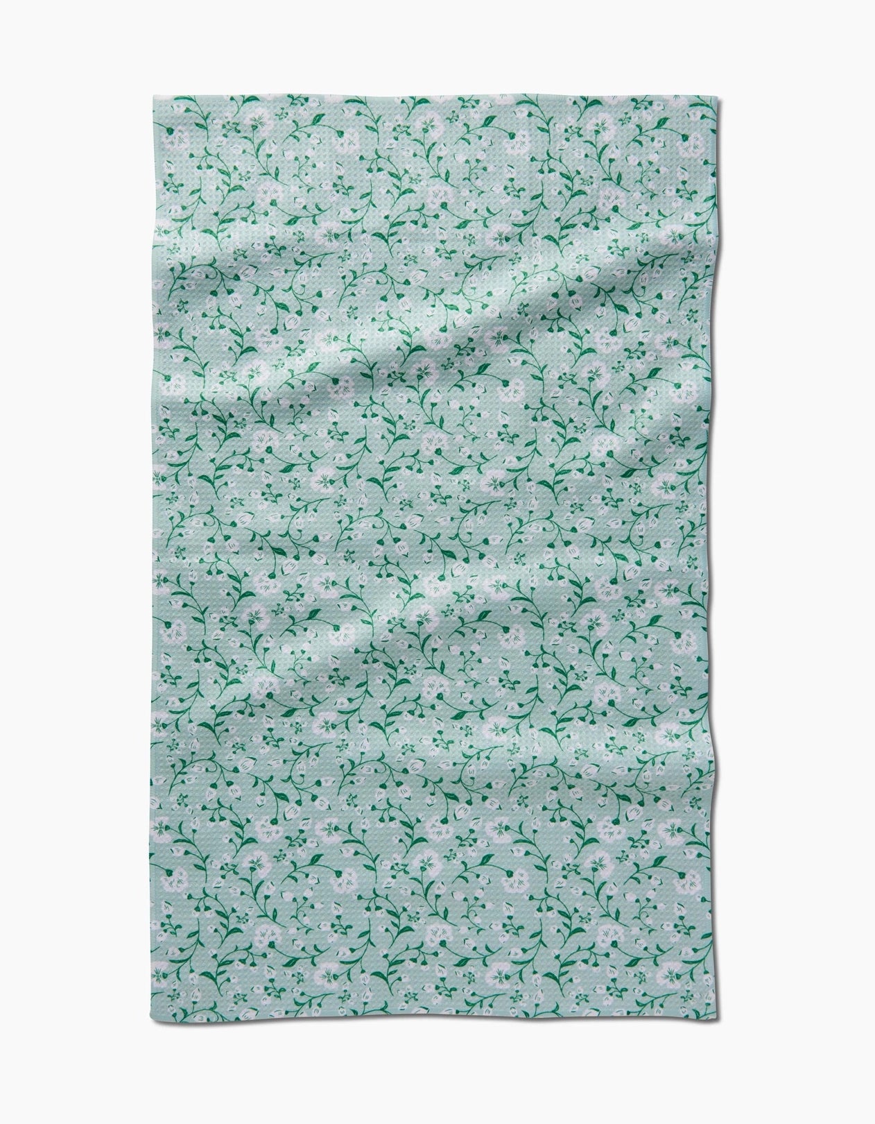 Plumbago Bloom Geometry Tea Towel