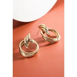 Duet Hoop Earring