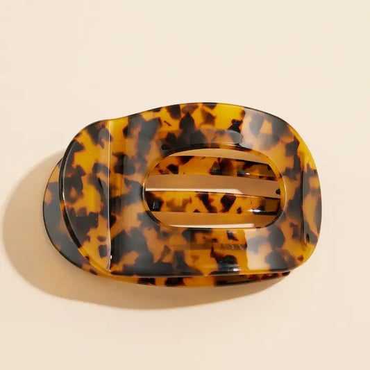 Oval Tortoise Hair Clip