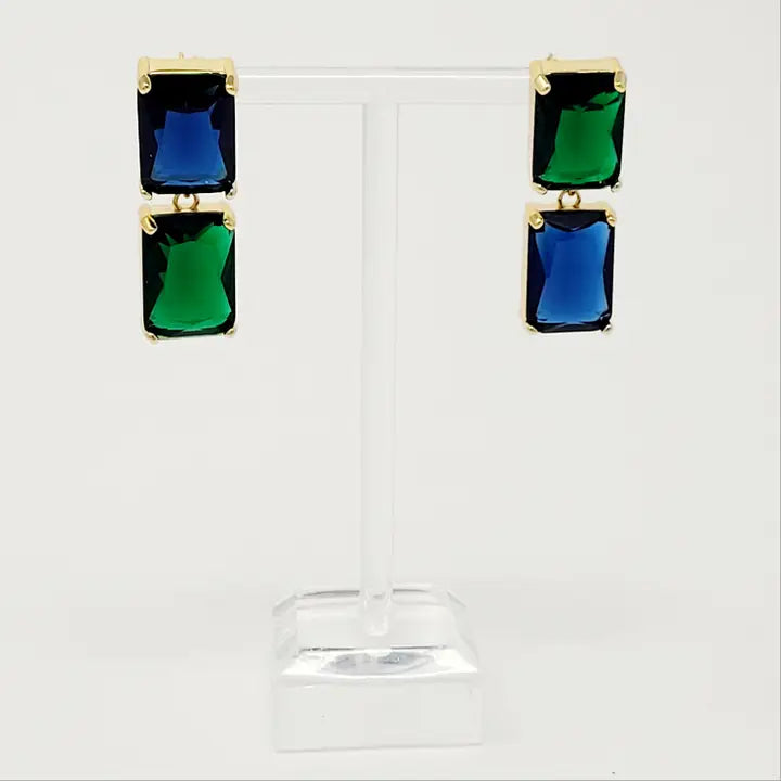 Double Gem Earring