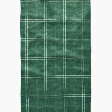 Pine Forest Plaid Tea Towel