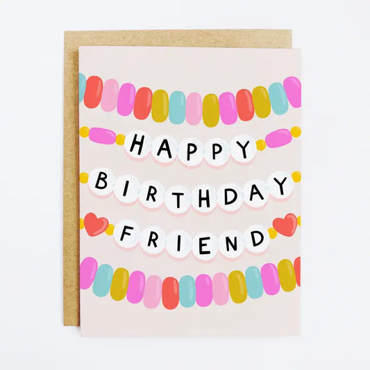 Friendship Bracelet Bday Card