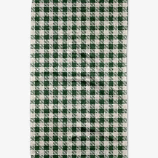 Christmas Gingham Geometry Towel