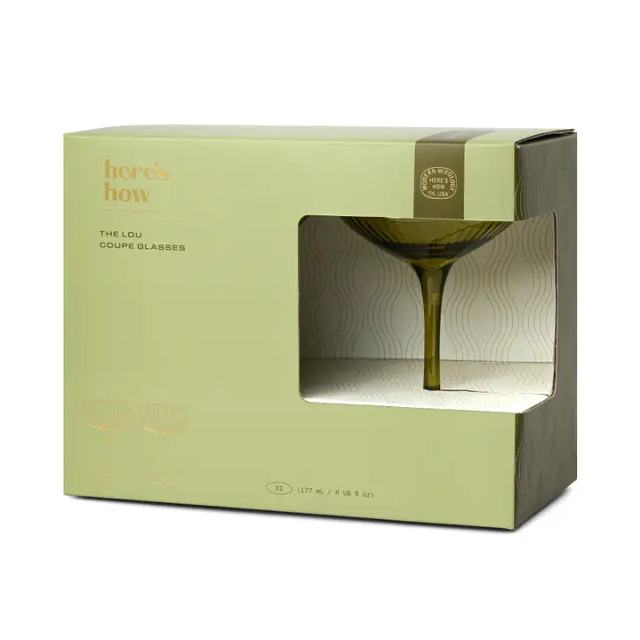 Lou Coupe Glass Set