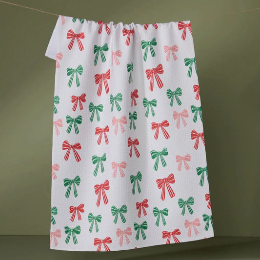Festoon Green Tea Towel