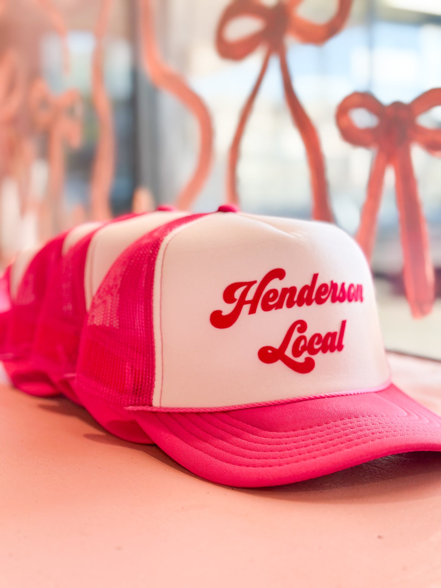 Pink Henderson Local Trucker Hat