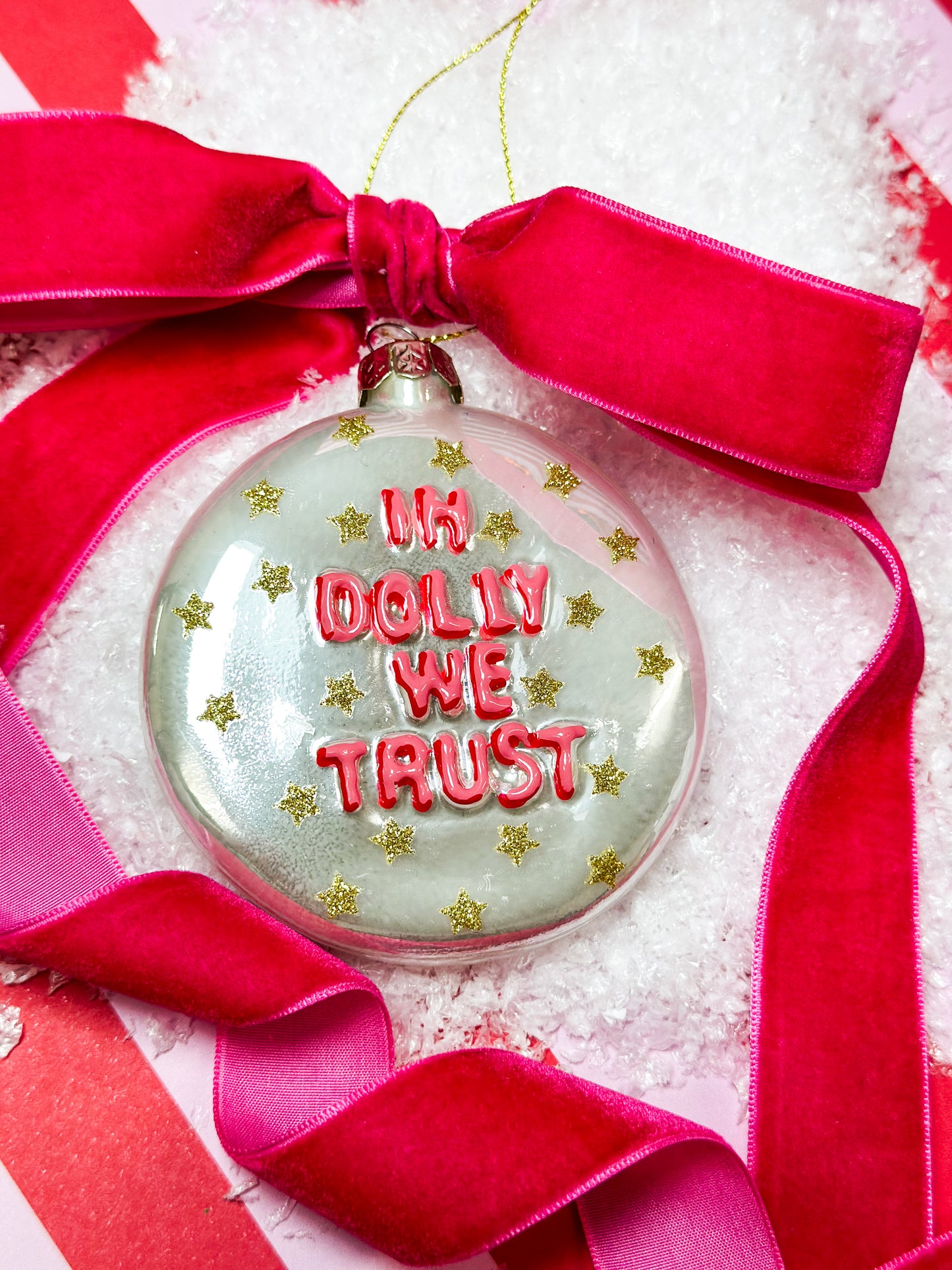 In Dolly We Trust Ornament