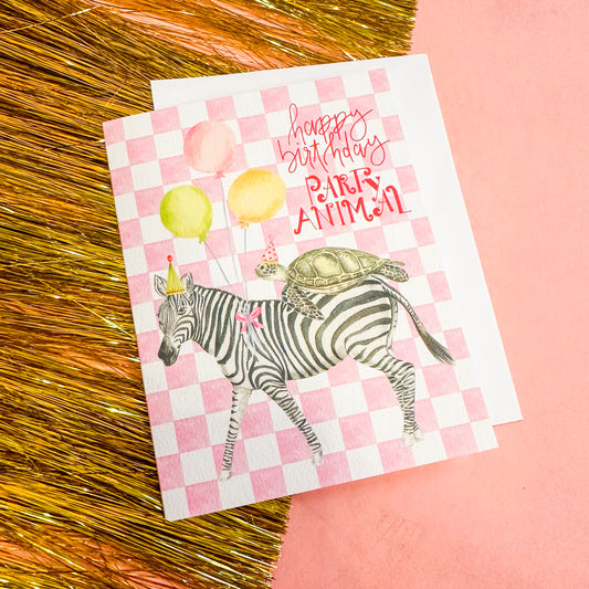 Party Animal Birthday Card