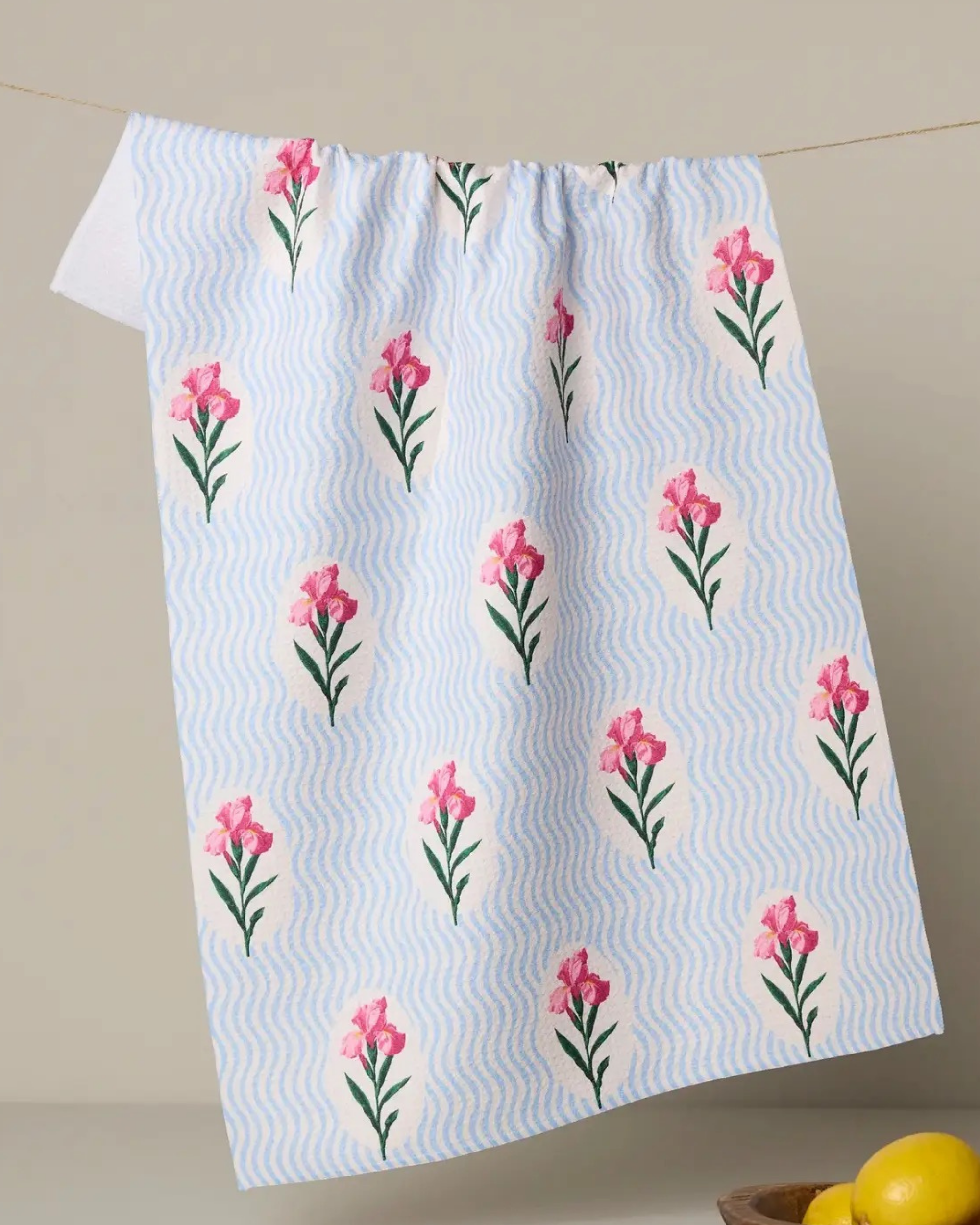 Spatial Bloom Tea Towel