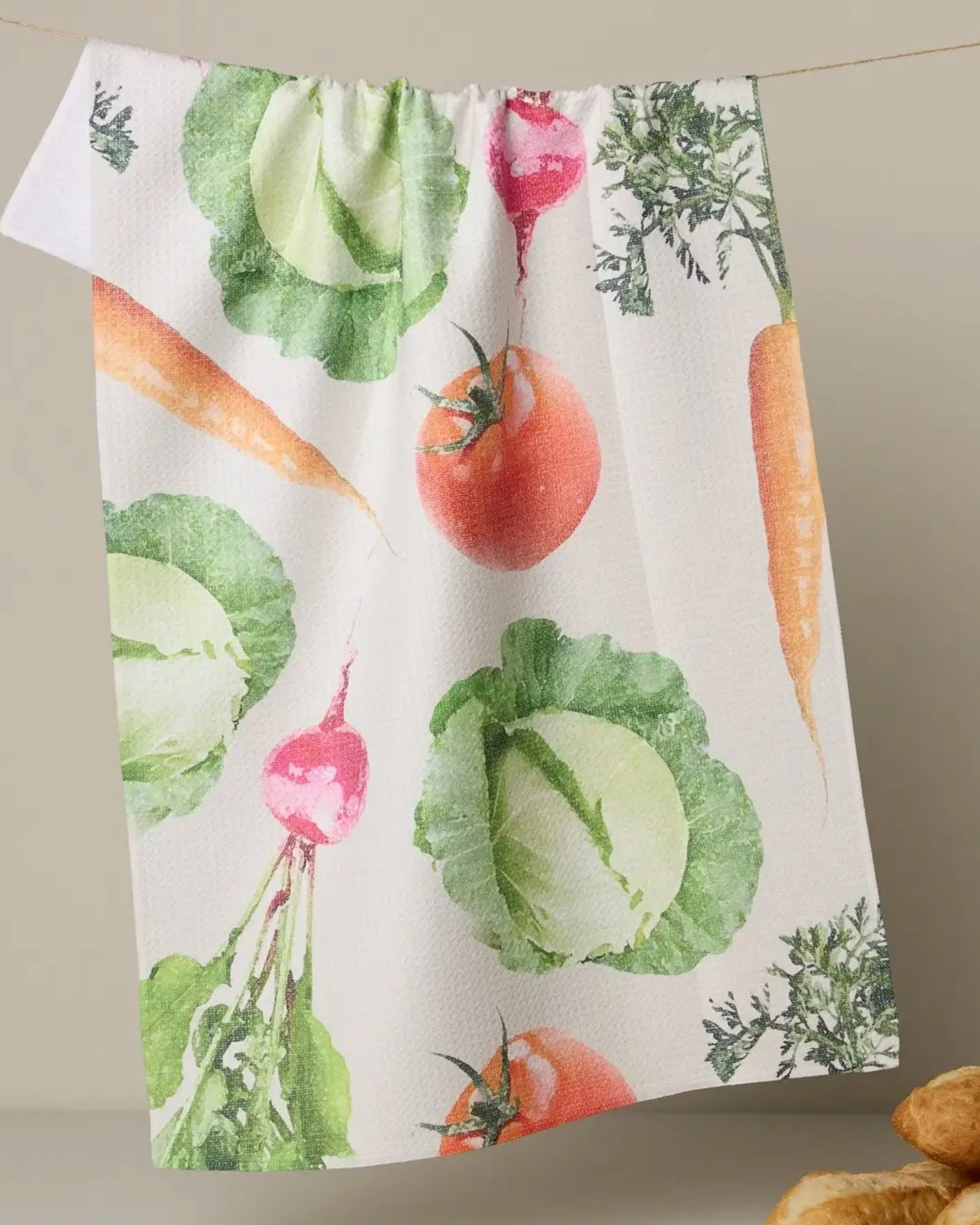Spring Produce Tea Towel