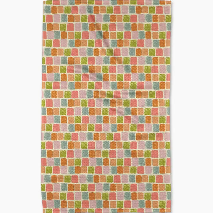Beachy Tile Tea Towel