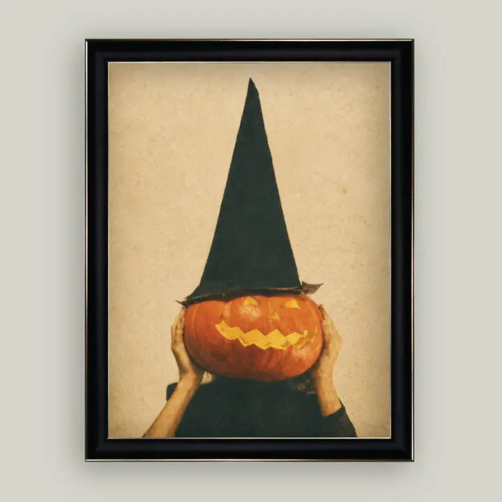 Pumpkin Witch Frame