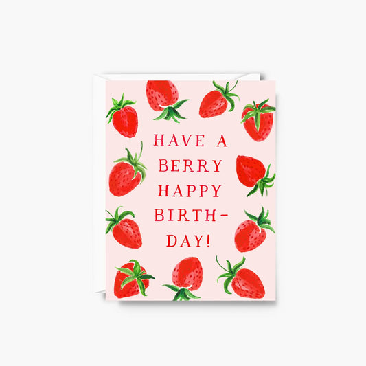 Berry Happy Birthday Card
