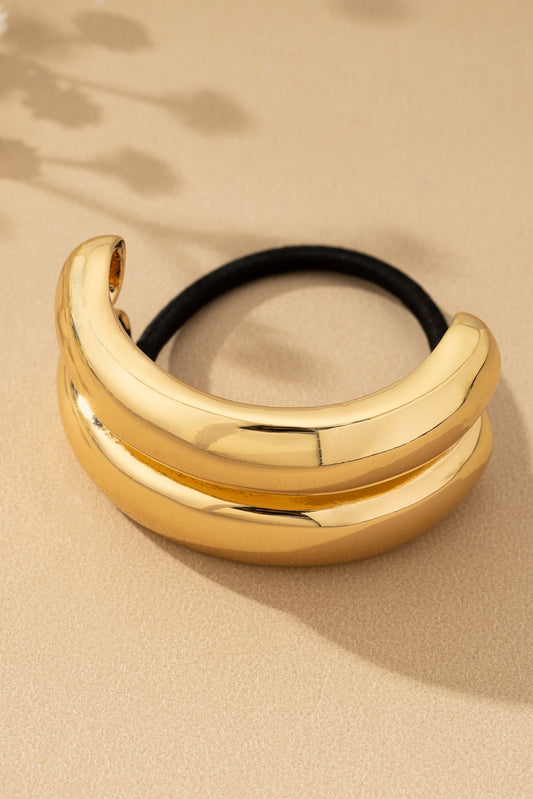 Gold Bubble Hair Tie