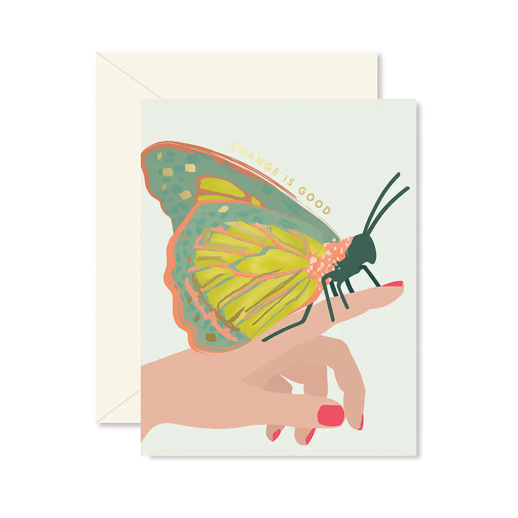 Butterfly Change Is Good Card