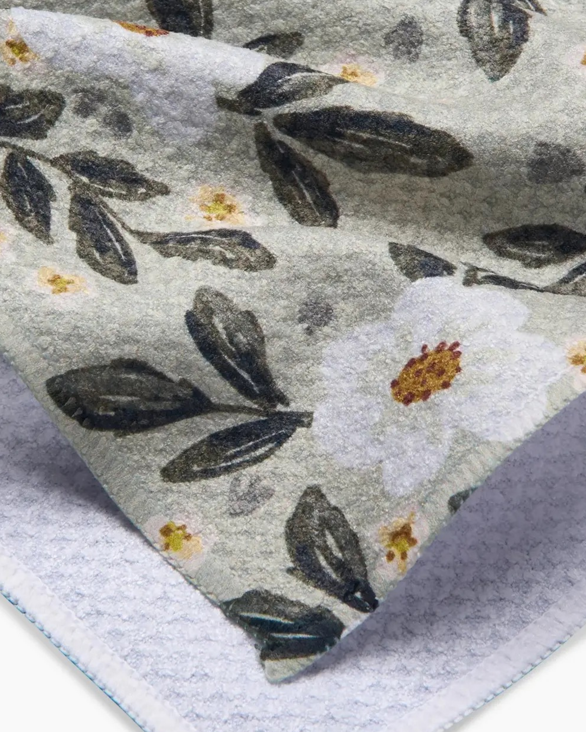 Painted Spring Flowers Tea Towel