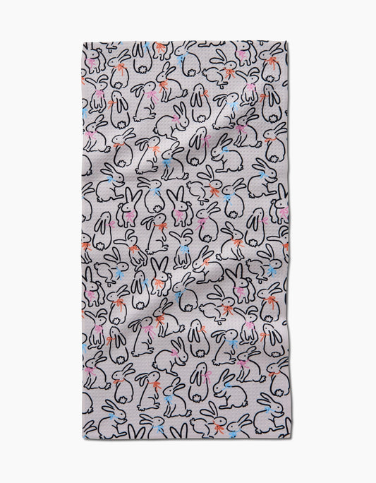 Playful Bunnies Bar Towel