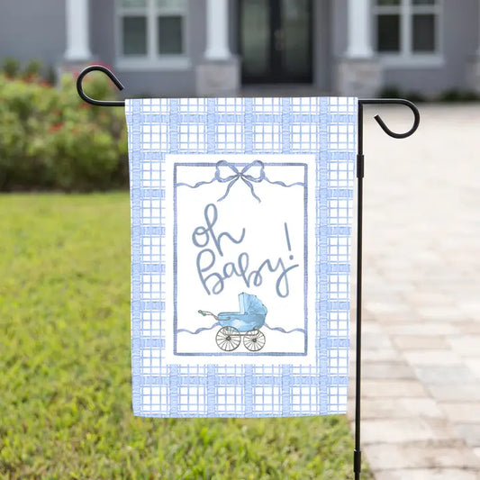 Boy/Girl Baby Garden Flag