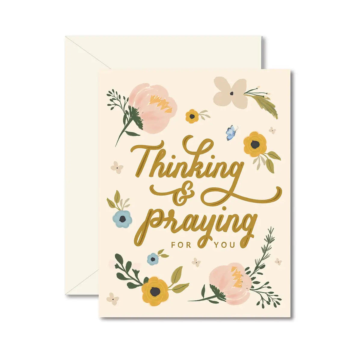 Thinking and Praying For You Sympathy Card