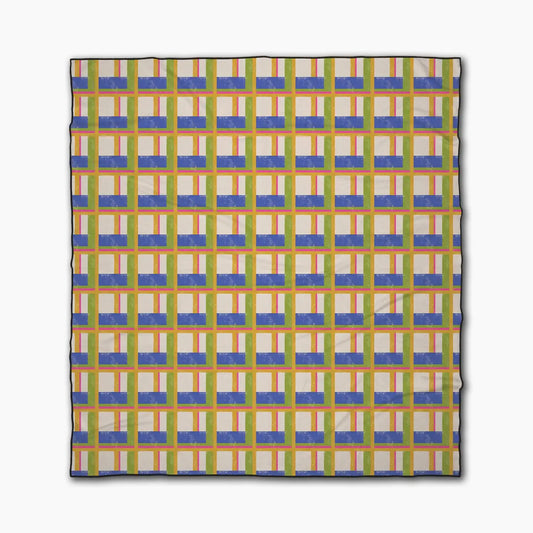 Paradise Grid Beach Blanket