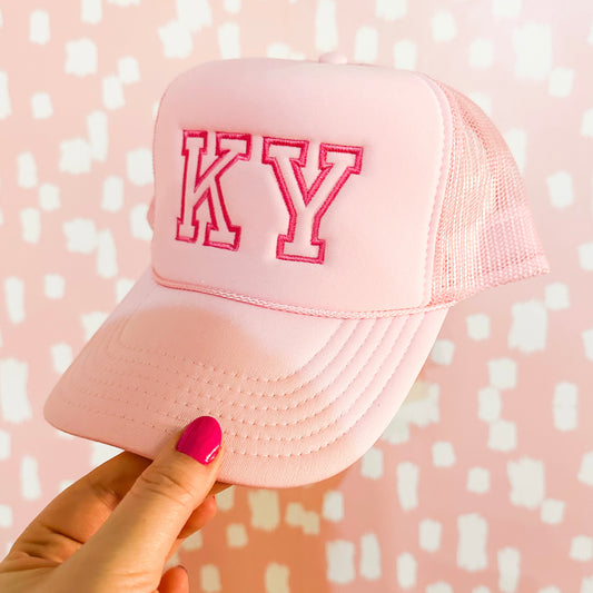 Light Pink KY Trucker Hat