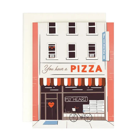 Pizza My Heart Greeting Card