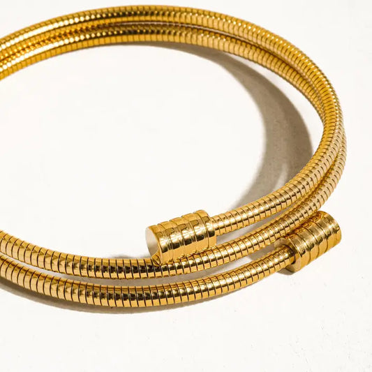 Snake Gold Chain Bracelet