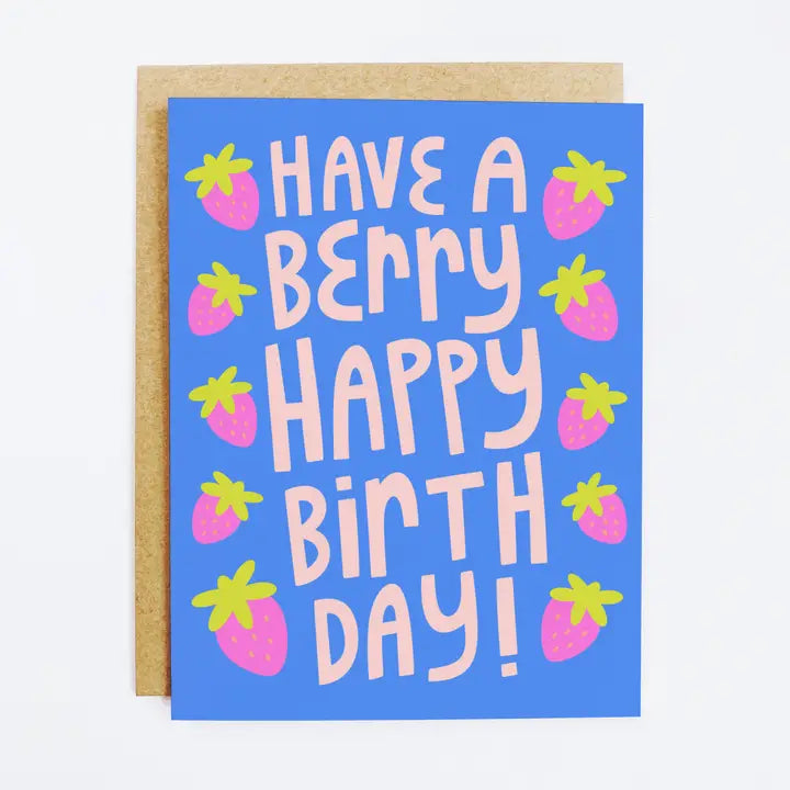 Berry Happy Bday Card