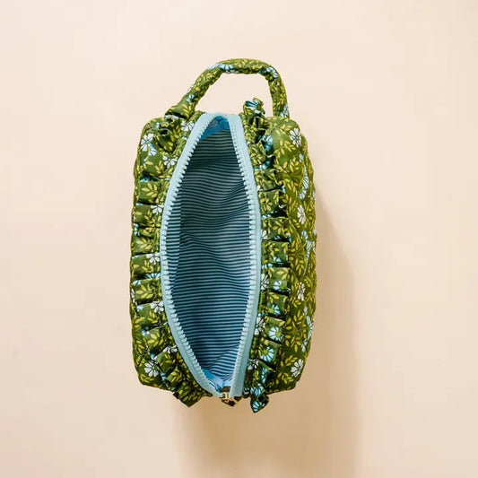 Everbloom Forest Green Cosmetic Pouch
