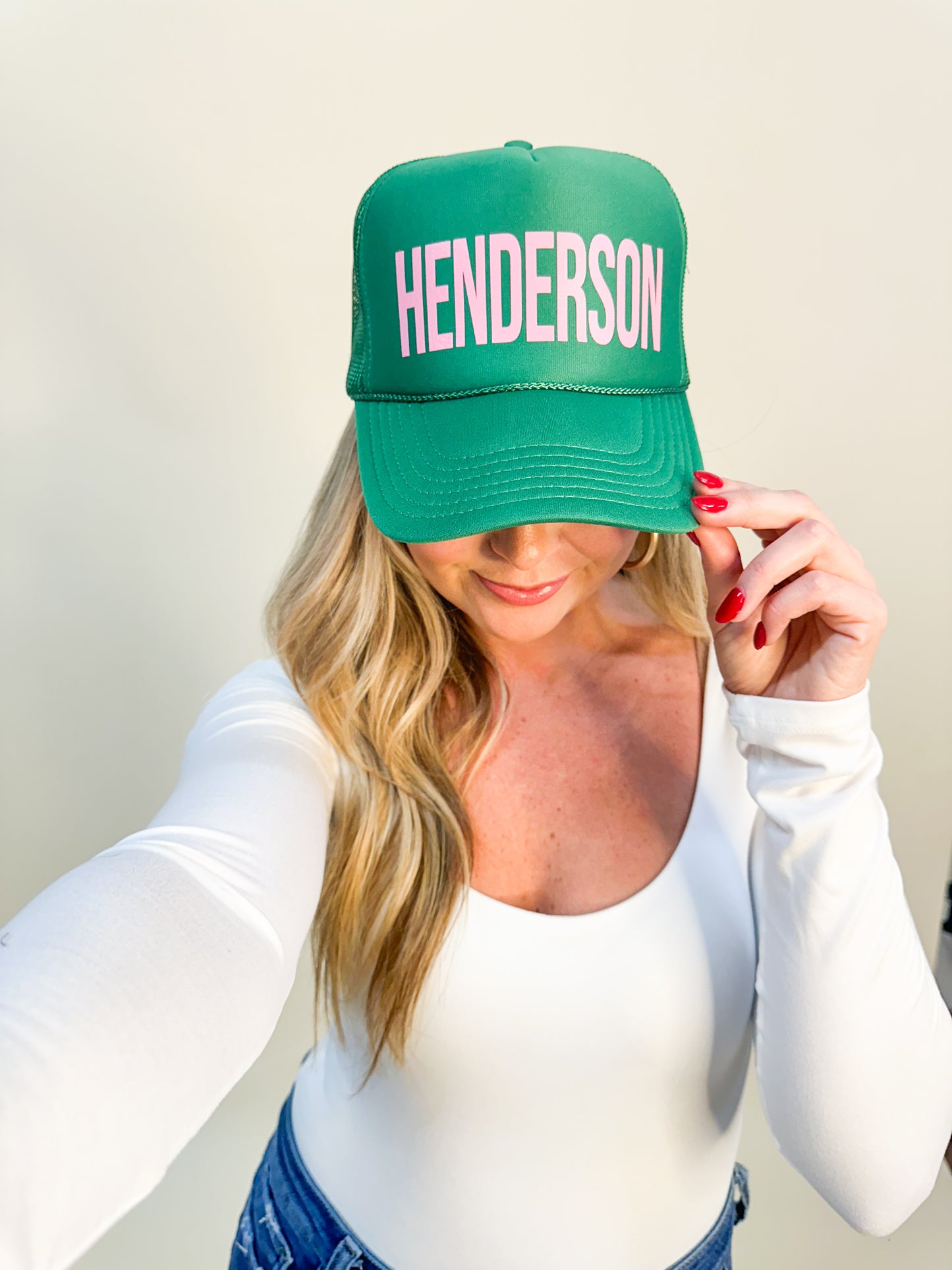 Henderson Green Pink Trucker Hat
