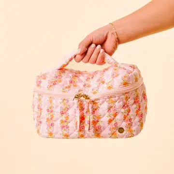 Quilted Cosmetic Bag