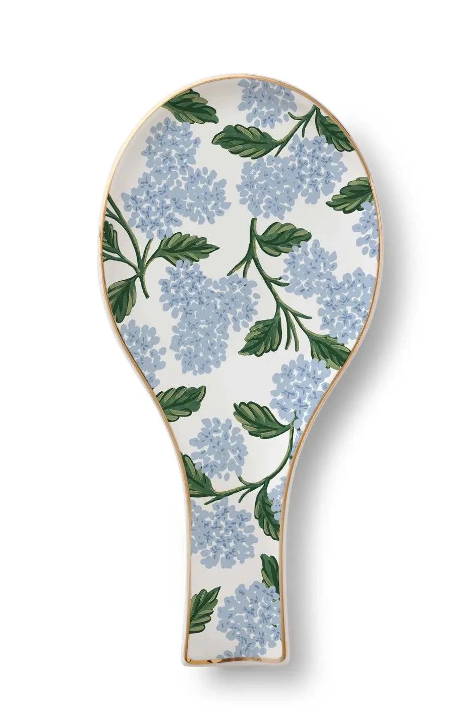 Hydrangea Porcelain Spoon Rest