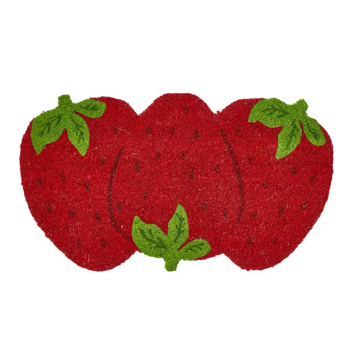 Strawberry Coir Mat Multi Summer