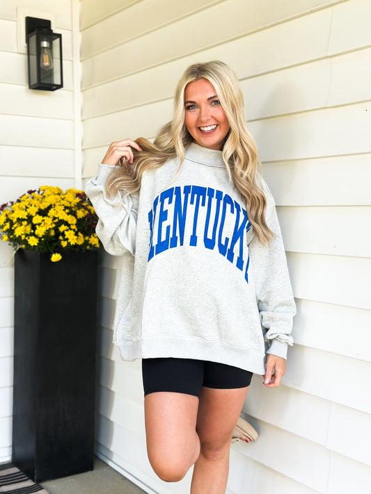 Kentucky Reversible Mock Neck Sweatshirt