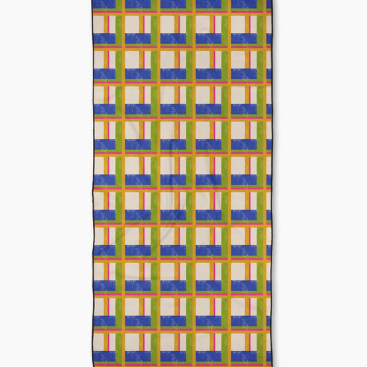Paradise Grid Beach Towel